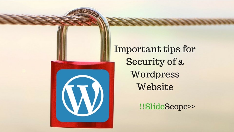 Wordpress security tips