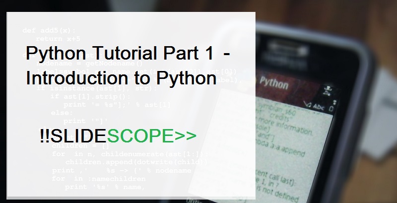 Python-Tutorial-Part-1-Introduction-to-Python