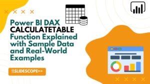 Power BI DAX CALCULATETABLE Function Explained with Sample Data and Real-World Examples