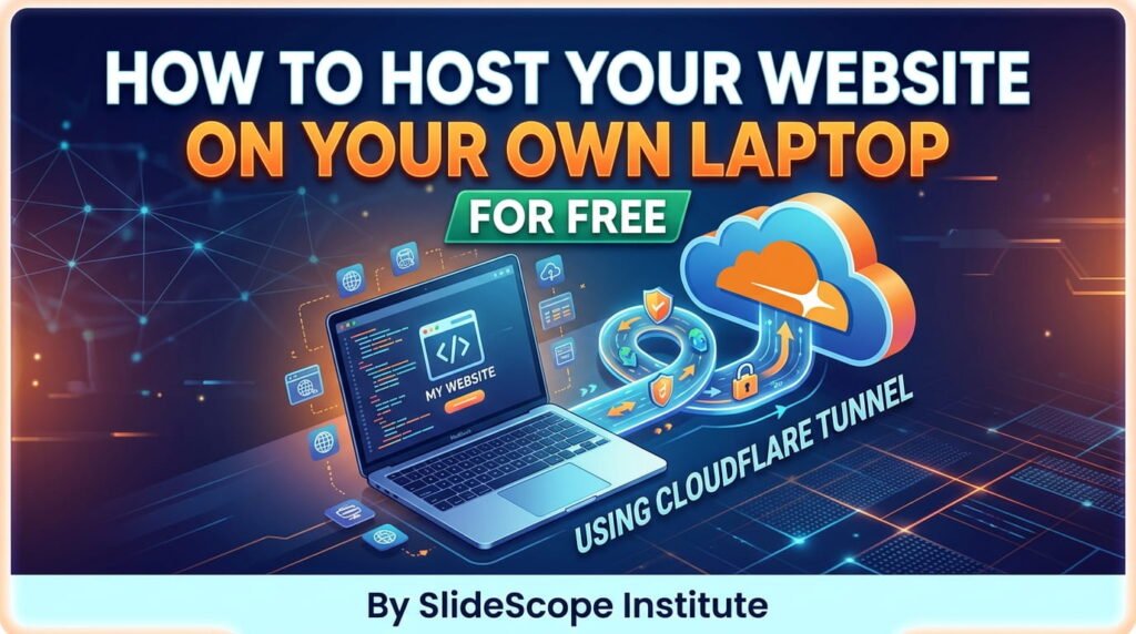 Host_website_on_laptop_free_with_cloudflare