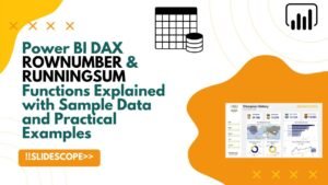 Power BI DAX ROWNUMBER & RUNNINGSUM Functions Explained with Sample Data and Practical Examples