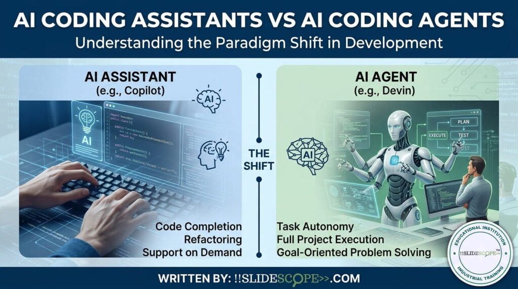 AI Coding Assistants vs AI Coding Agents Understanding the Paradigm Shift in Development