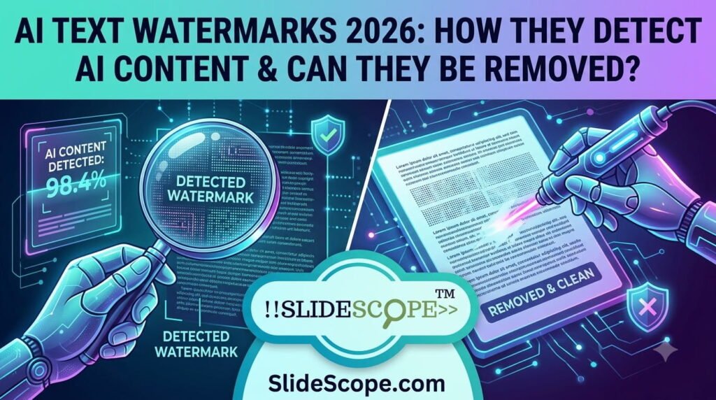 AI Text Watermarks 2026 How They Detect AI Content & Can They Be Removed