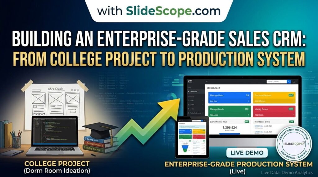 Building an Enterprise-Grade Sales CRM From College Project to Production System