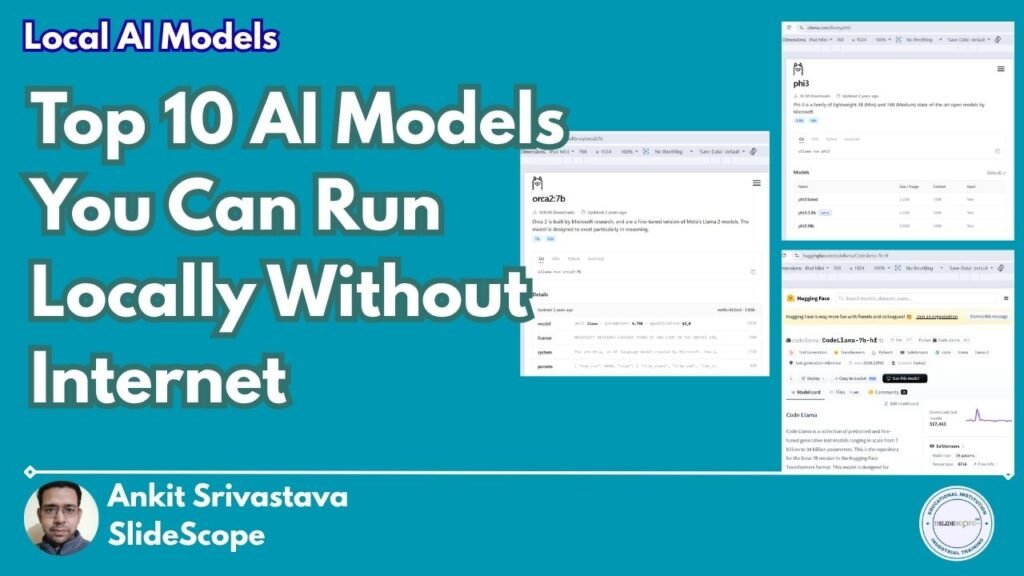 Top 10 AI Models You Can Run Locally Without Internet