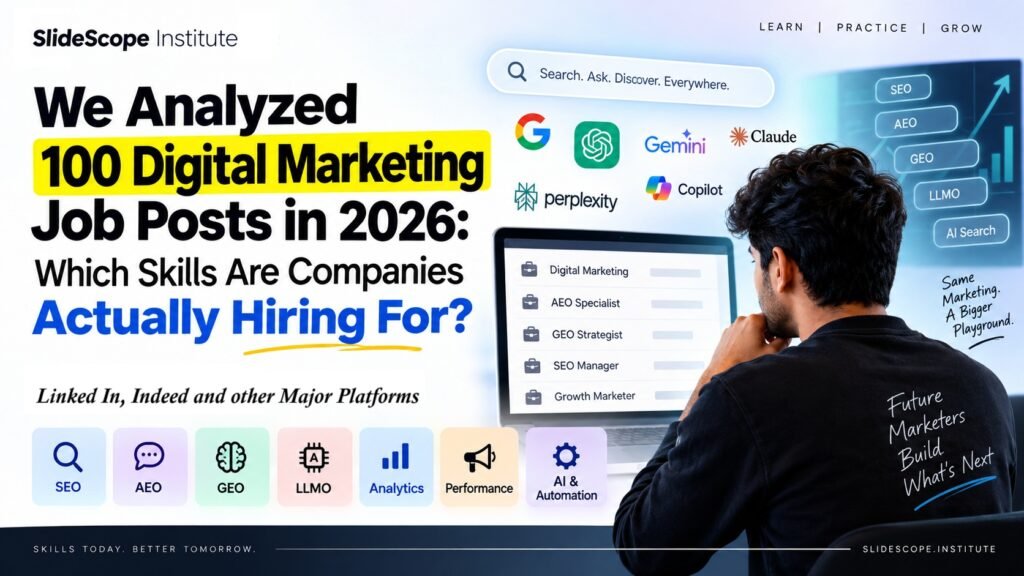 We Analyzed 100 Digital Marketing Job Posts in 2026 Which Skills Are Companies Actually Hiring For