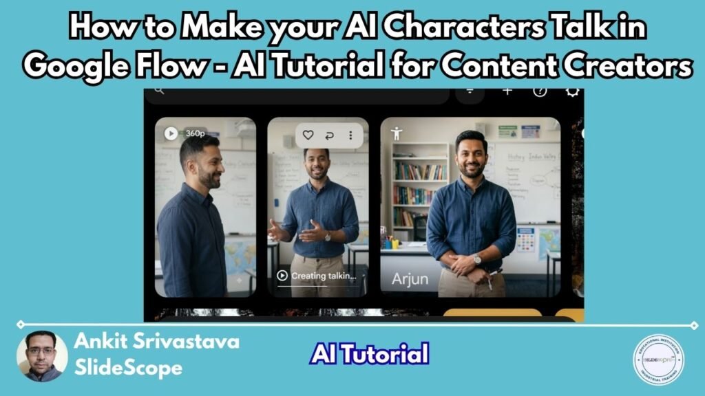 How to Make your AI Characters Talk in Google Flow - AI Tutorial for Content Creators