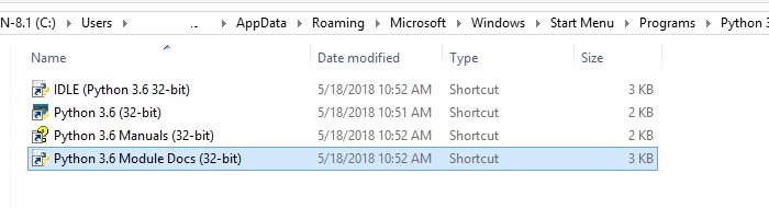 Python-shortcuts